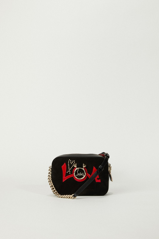 Umhängetasche 'Rubylou Mini Love' Schwarz