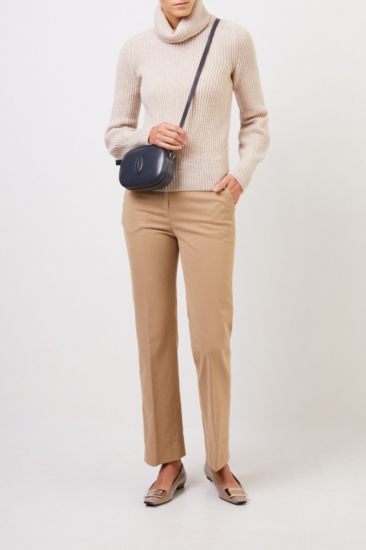 Iris von Arnim Cashmere-Rollkragenpullover 'Seille' Natur