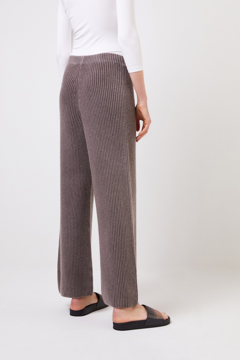 Iris von Arnim Cashmere-Hose 'Fedra' Braun