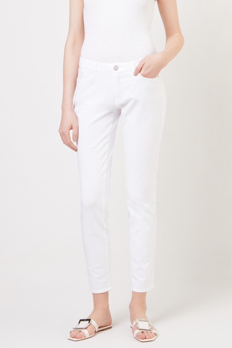 Seductive Klassische Jeans 'Claire' Weiß