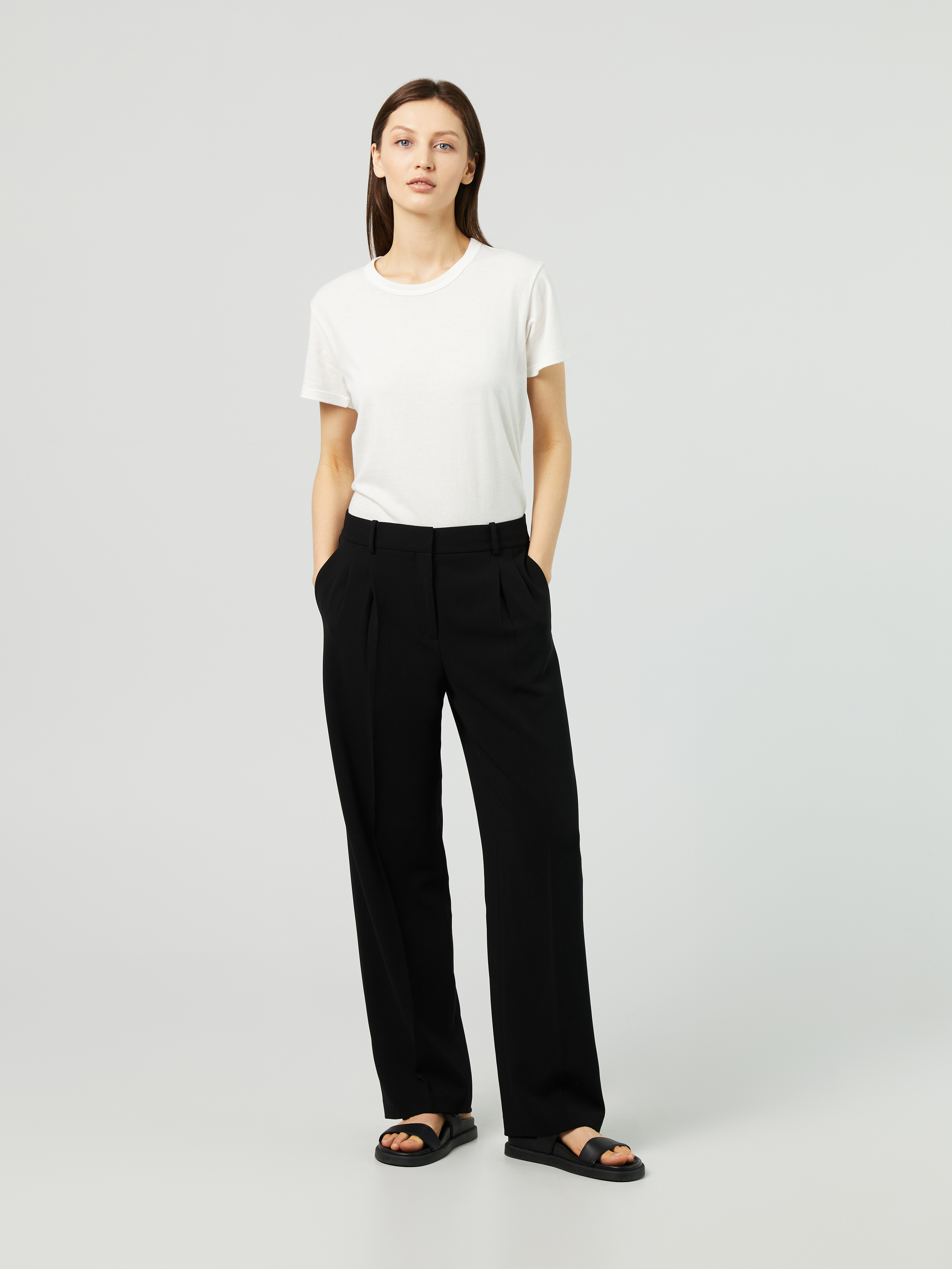 Theory Pants 'Dbl Pleated Trouser 
