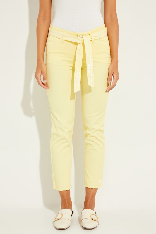 Jeans 'Scout Cropped' Gelb