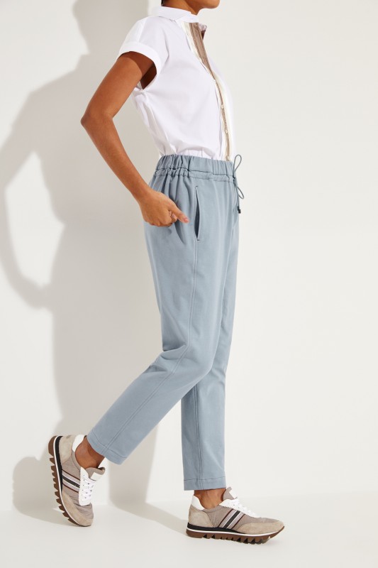 Jogginghose Taubenblau
