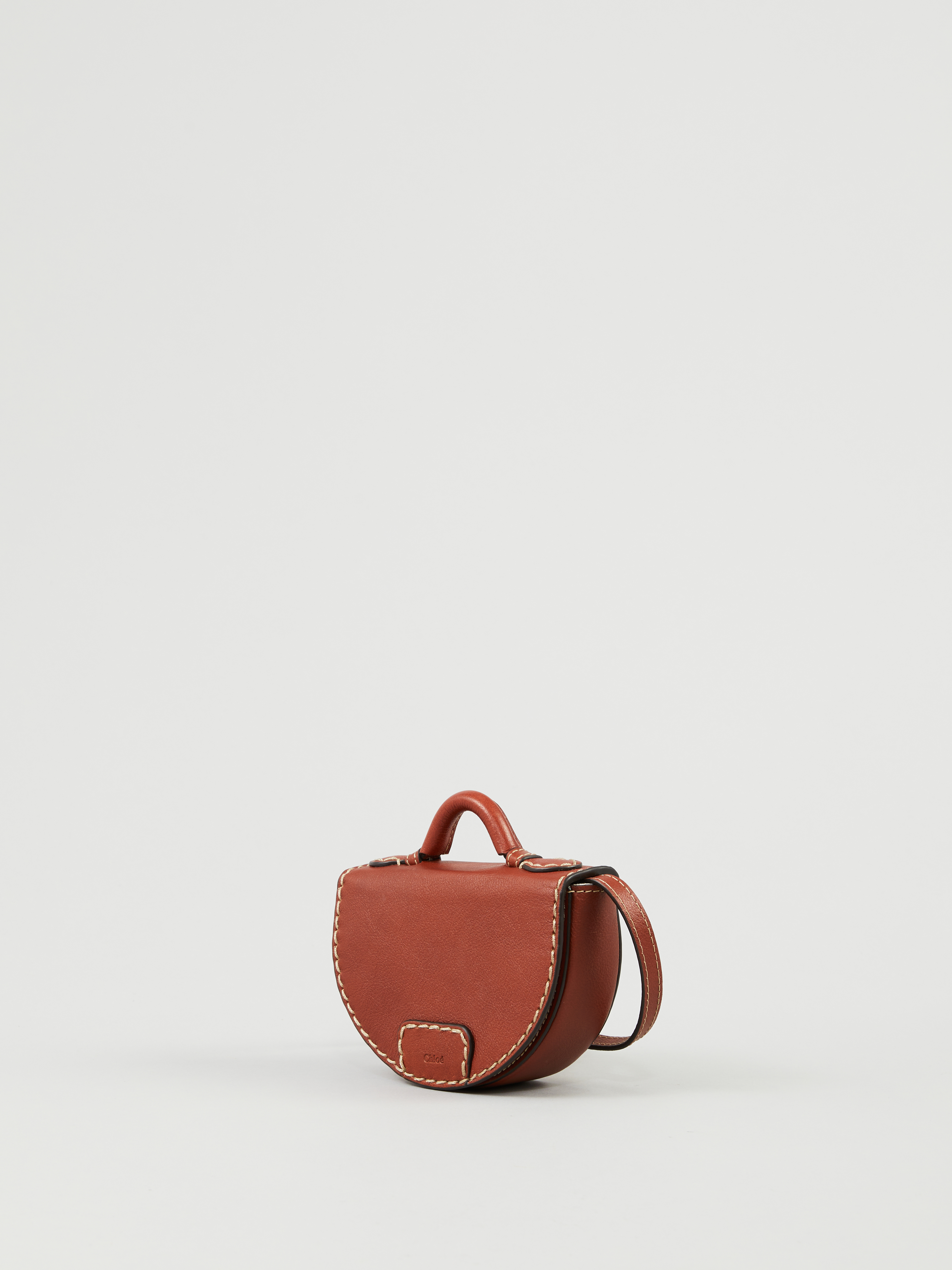 Chloé - Edith Sepia Brown Leather Phone Pouch
