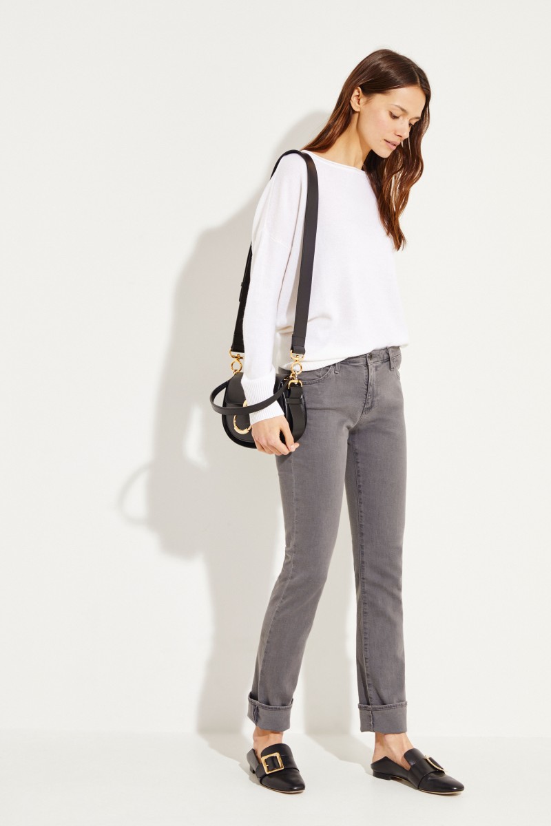 Straight Leg Jeans 'The Harper' Grau
