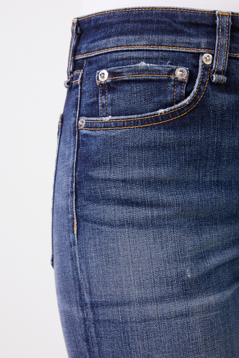 Rag&Bone Jeans 'Nina Highrise Ankle' Blau