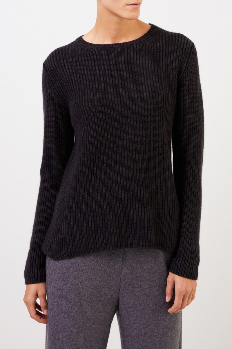 Cashmere-Pullover 'Sessanio' Schwarz