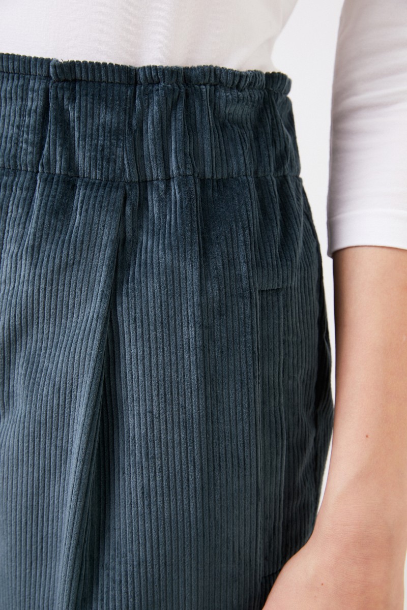 Brunello Cucinelli Baumwoll-Cashmere Cordhose Grün