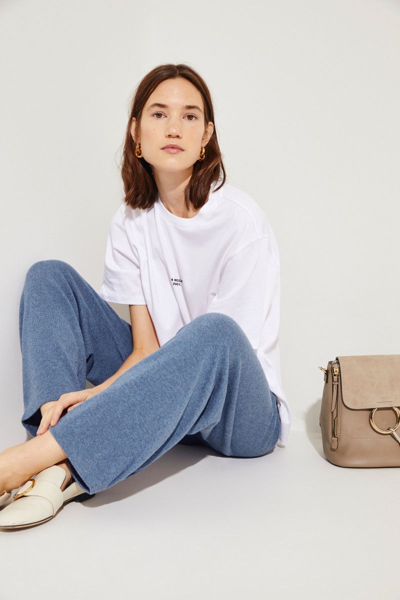 Cashmere-Jogginghose Blau
