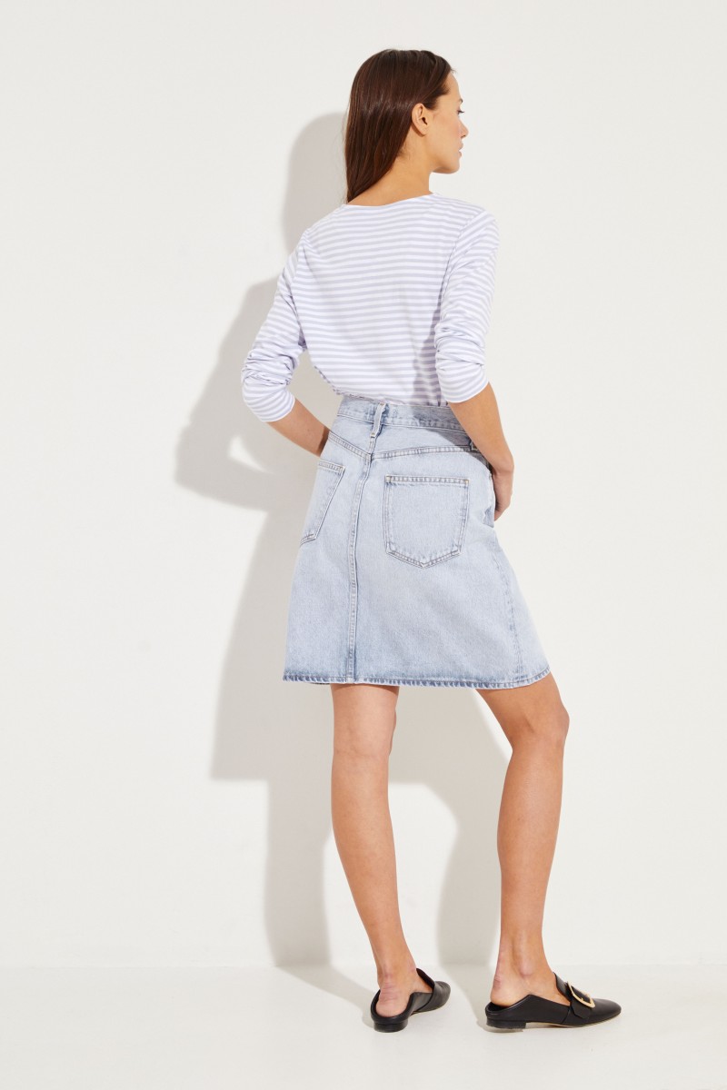 Jeansrock 'Iris' Blau