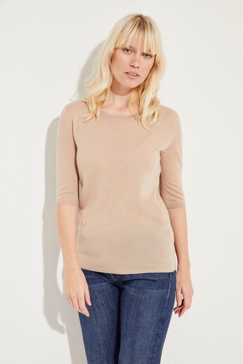 Cashmere Shirt 'Lynn' Beige