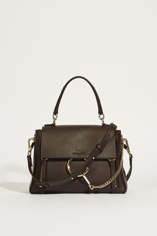 Umhängetasche 'Faye Day Small' Carbon Brown