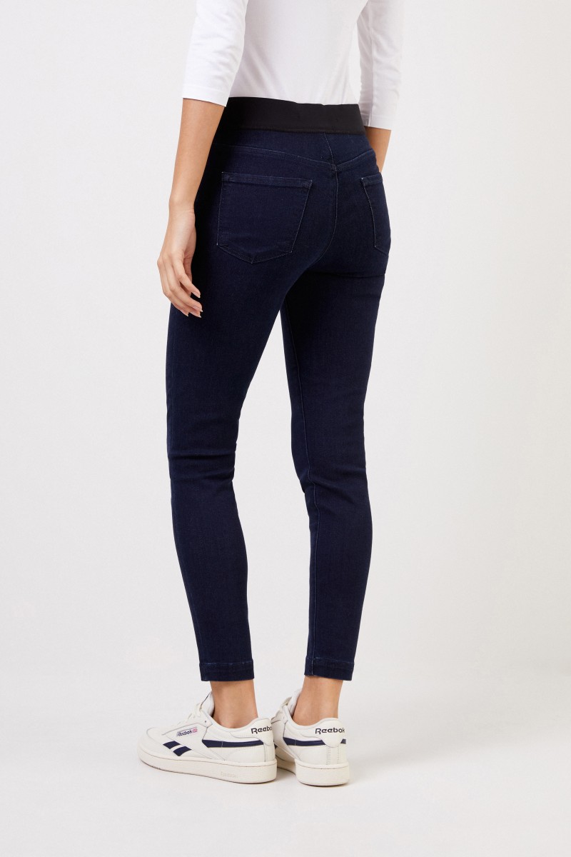 J Brand Elastische Hose 'Aster' Blau