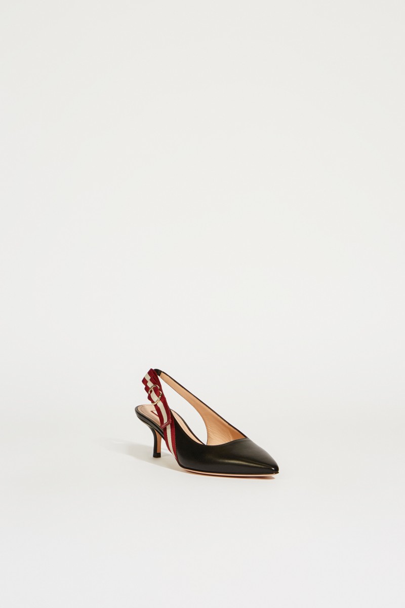 Leder-Pump 'Alice' Schwarz