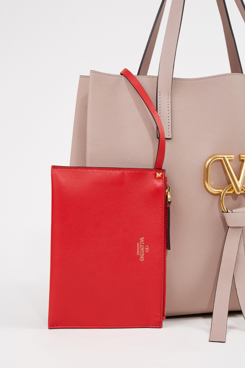 Valentino Shopper mit Logo Puder