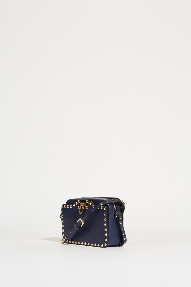 Umhängetasche 'Rockstud Camera Bag' Marineblau