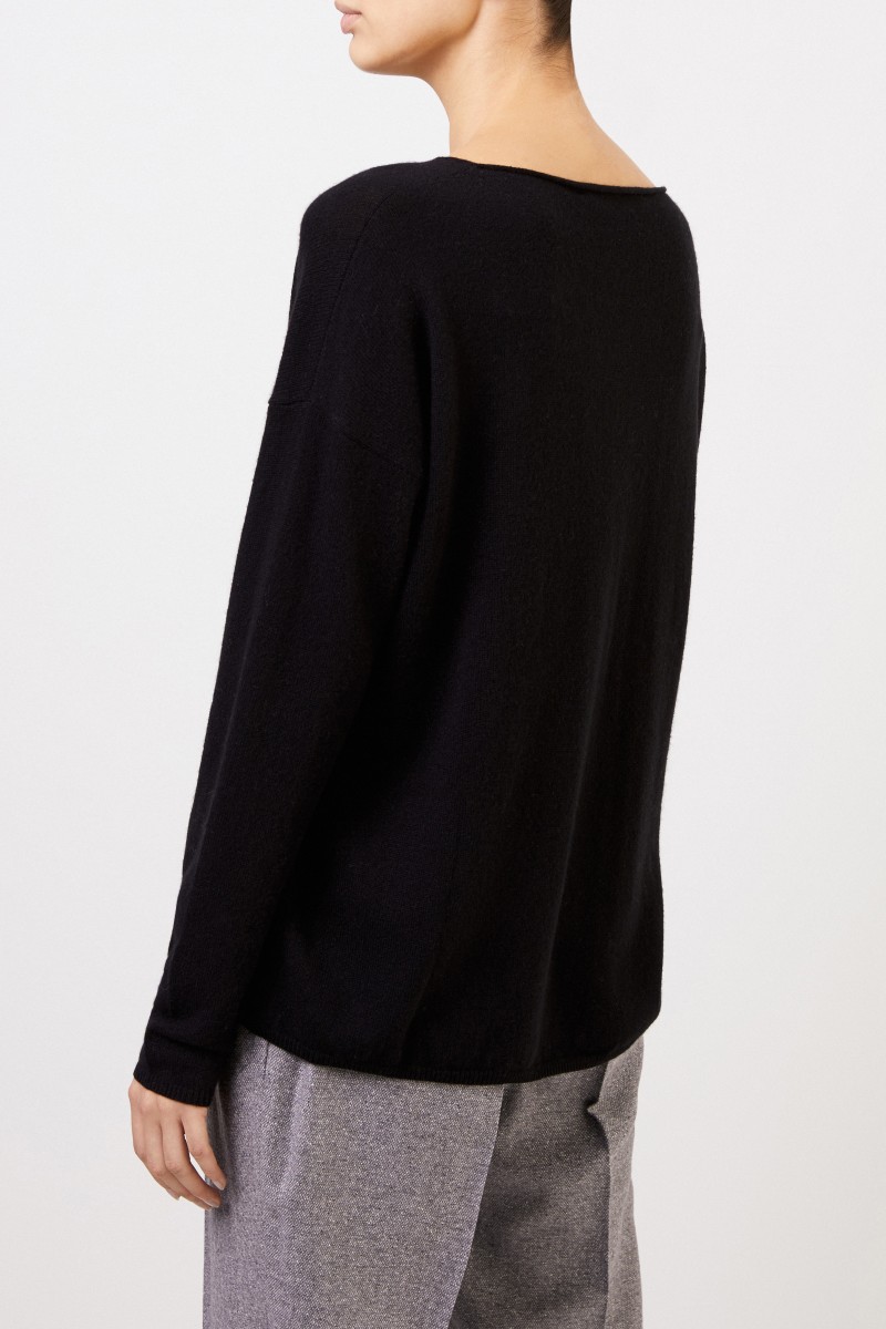 Iris von Arnim Cashmere pullover 'Cayo' Anthracite