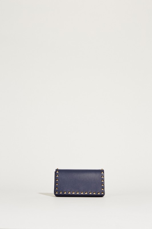 Umhängetasche 'Rockstuds Wallet' Blau
