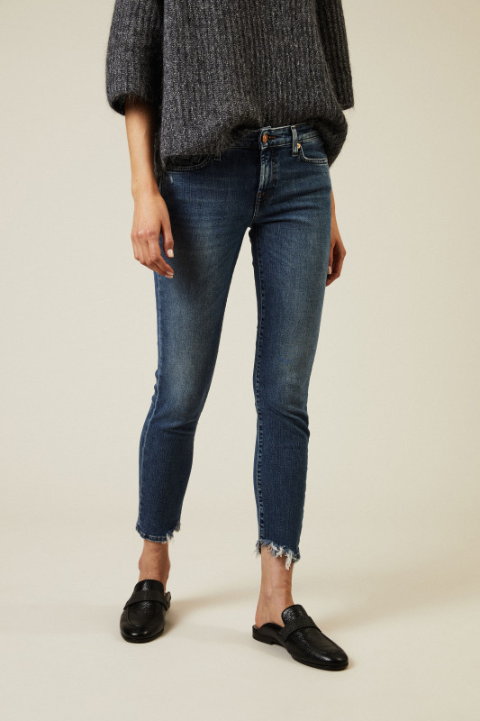 Jeans 'Slim Illusion Nostalgia' Blau
