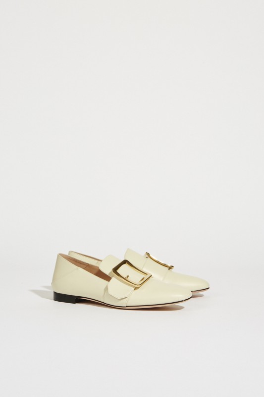 Lederloafer 'Janelle' Crèmeweiß