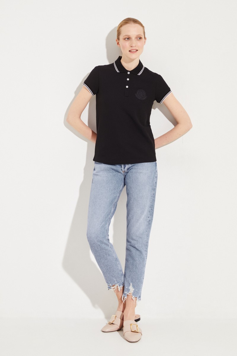 Polo-Shirt Schwarz