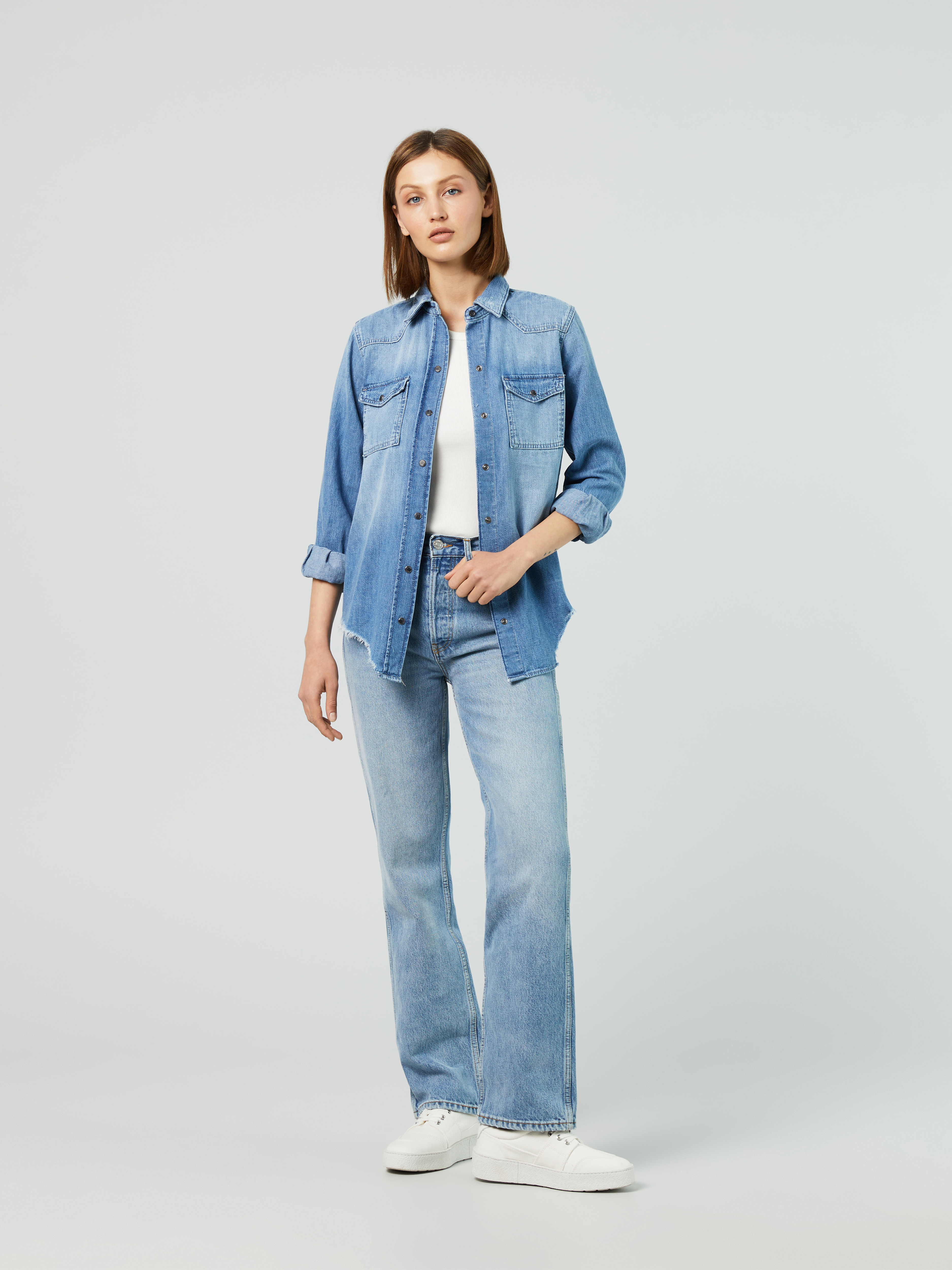 Mankind Denim Shirt 'Emilia' Blue 