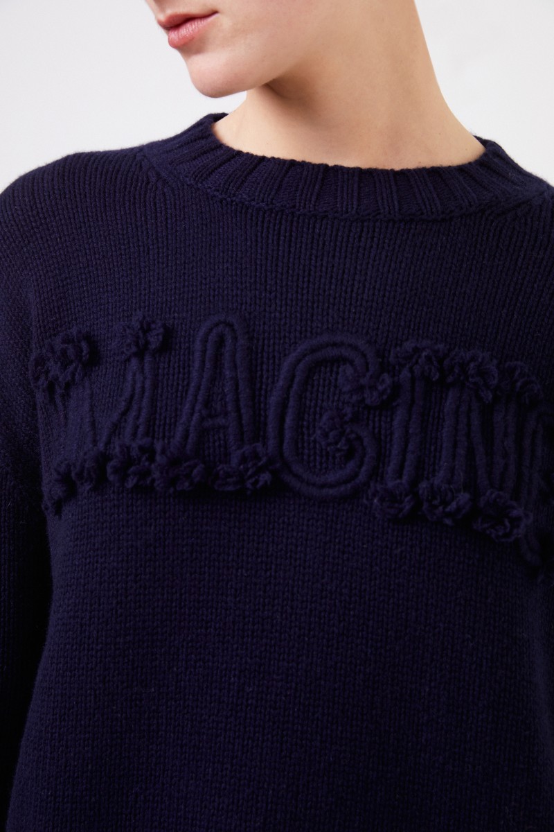 Iris von Arnim Cashmere-Pullover 'Imagine' Marineblau