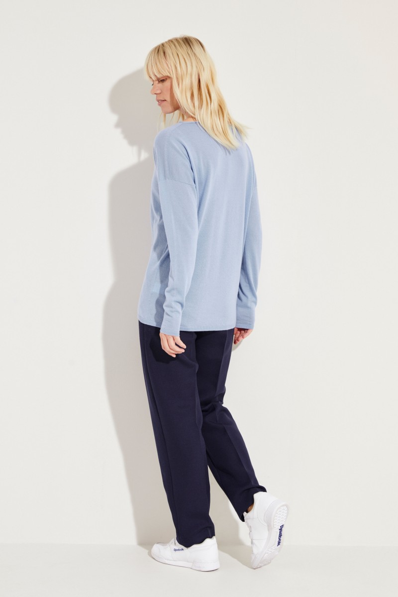 Cashmere-Pullover 'Lana' Blau