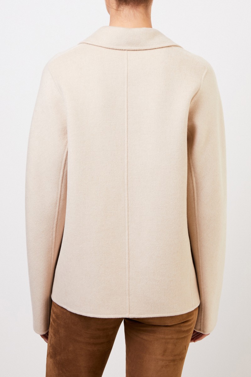 Iris von Arnim Cashmere Doubleface-Jacke 'Bakana' Beige