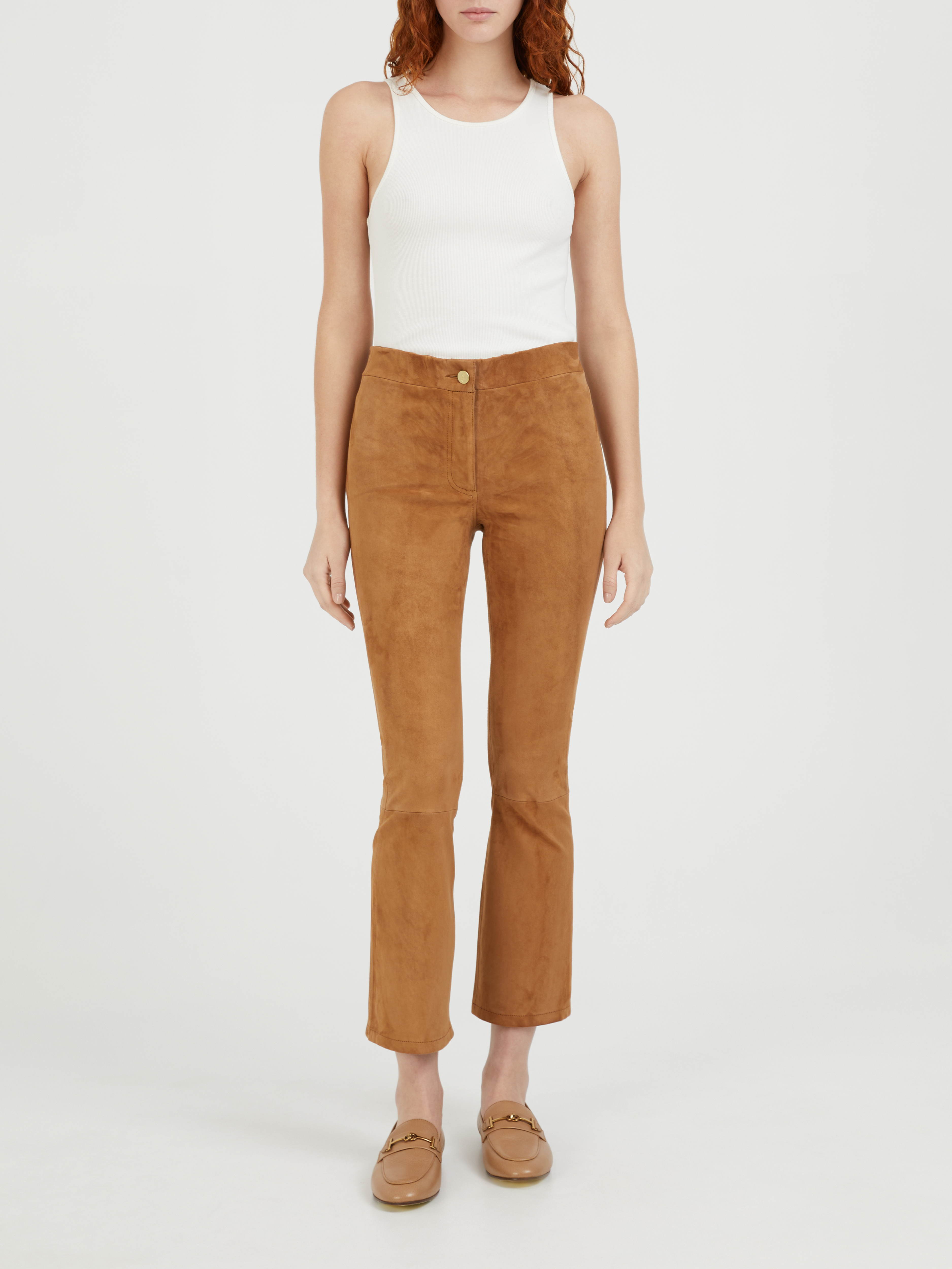 ARMA Suede pants 'Lively' Light brown