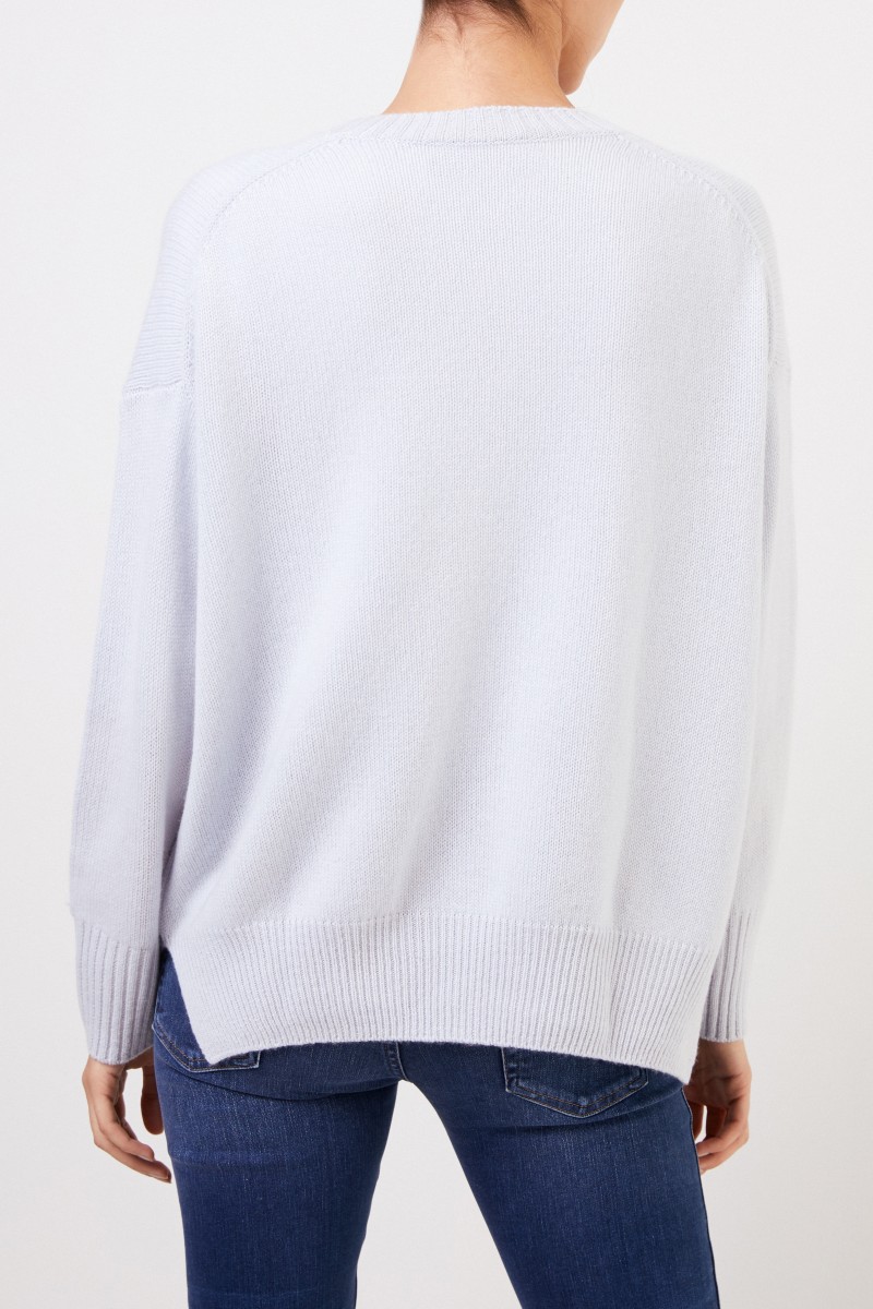 Allude Cashmere Pullover Hellblau