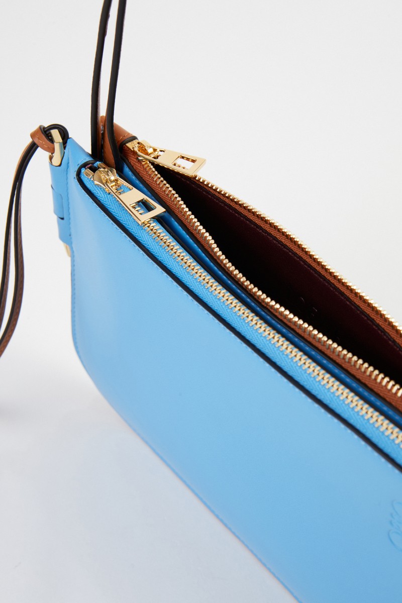 Loewe Umhängetasche 'Gate Double Zip' Sky/Tan