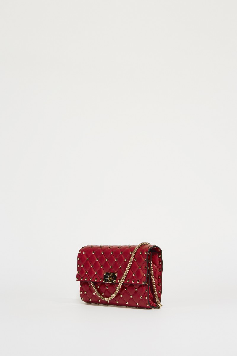 Umhängetasche ' Spikes Clutch' Rot