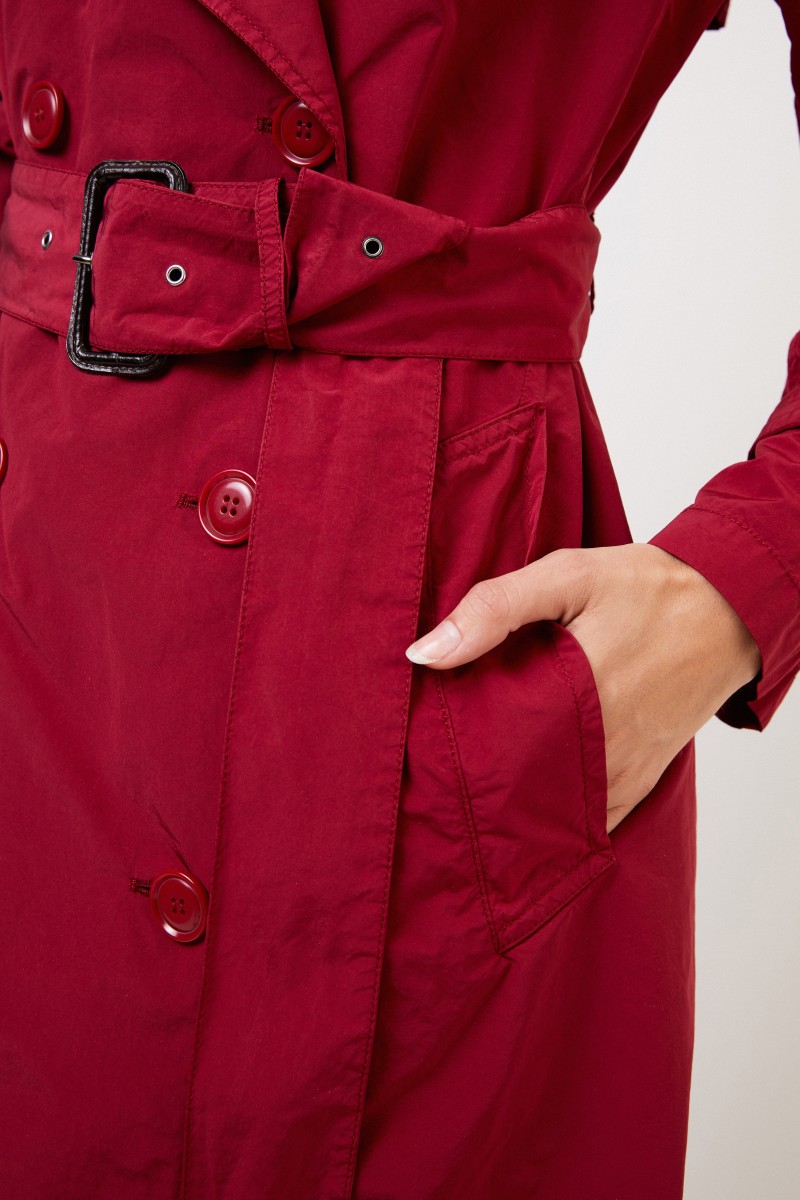 Leichter Trenchcoat Bordeaux