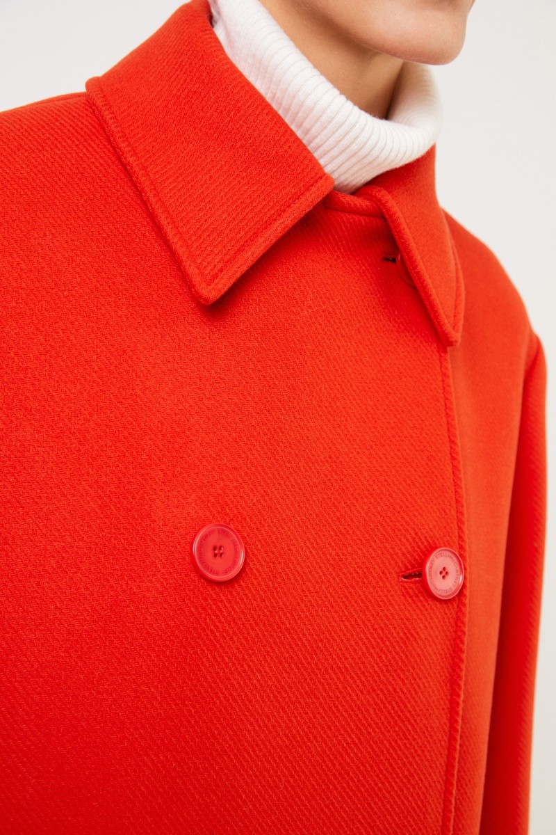 Stella McCartney Woll-Mantel Gipsy Rot