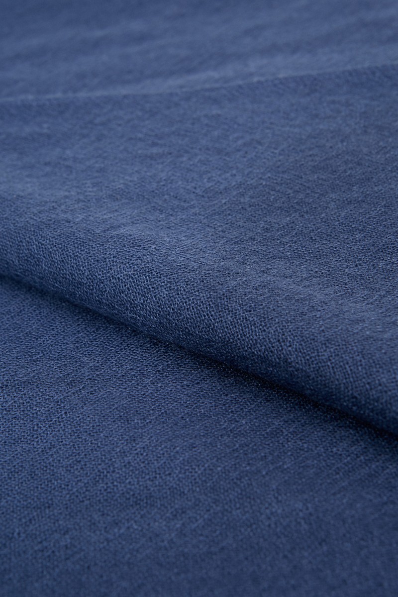 Brunello Cucinelli Cashmere-Seiden-Schal Dunkelblau