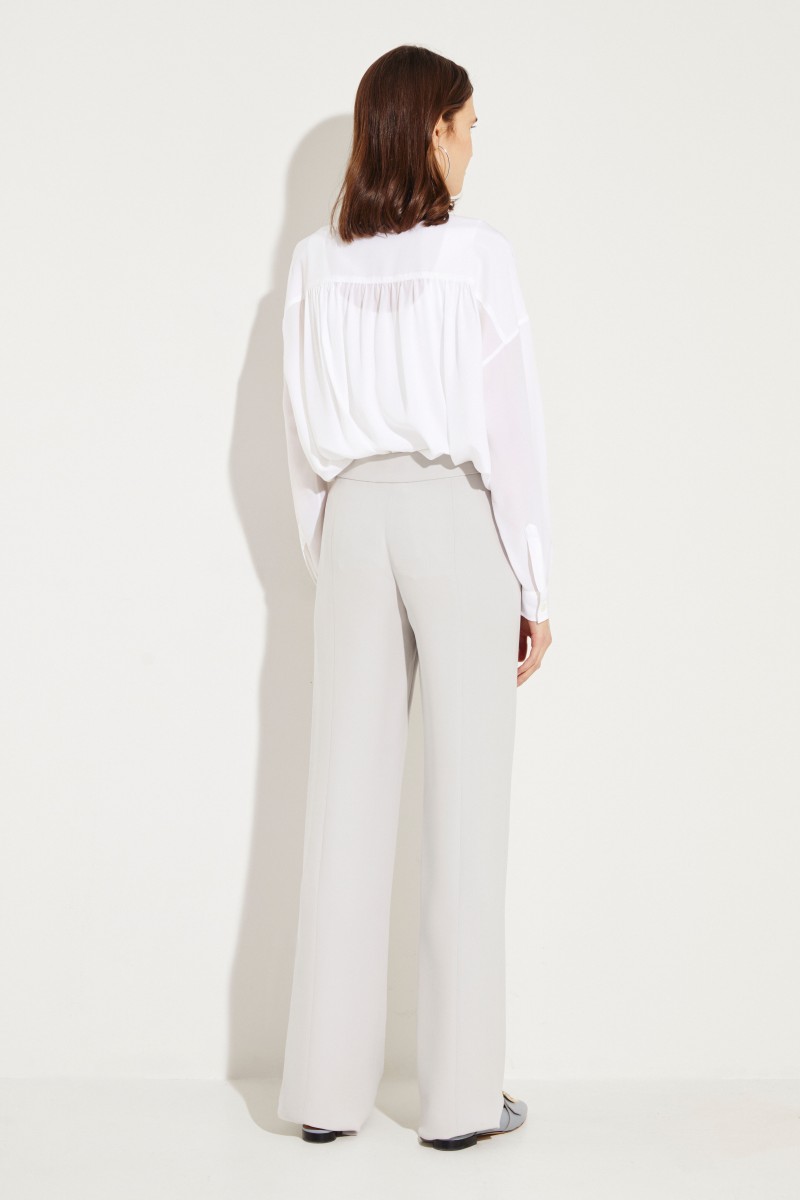 Seiden-Hose Grau