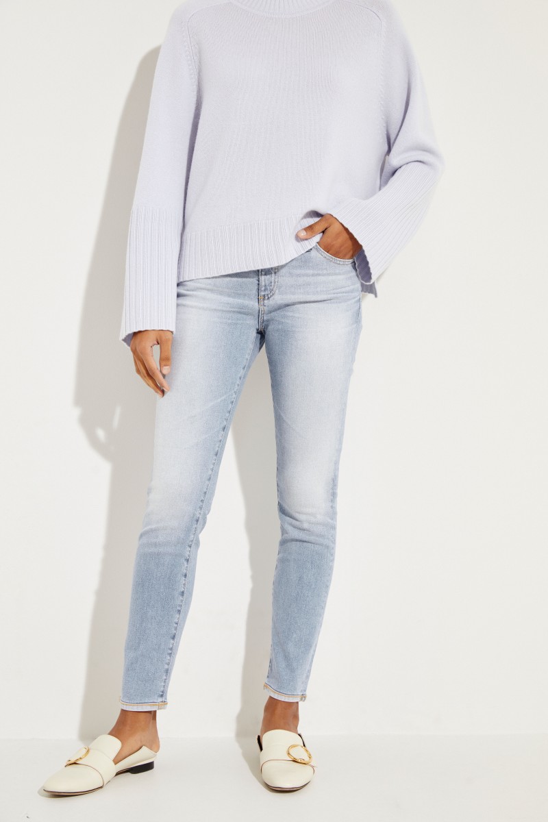 Skinny Jeans 'Prima Ankle' Hellblau