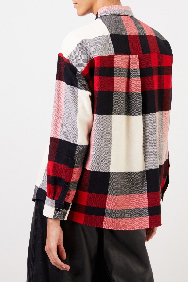Woolrich Flannel Shirt mit Karomuster Rot/Multi