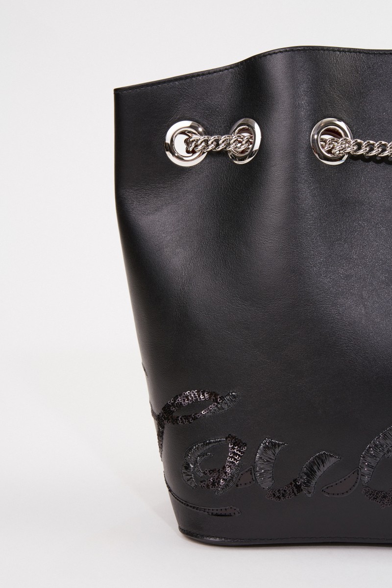 Christian Louboutin Tasche mit Kettendetails Schwarz
