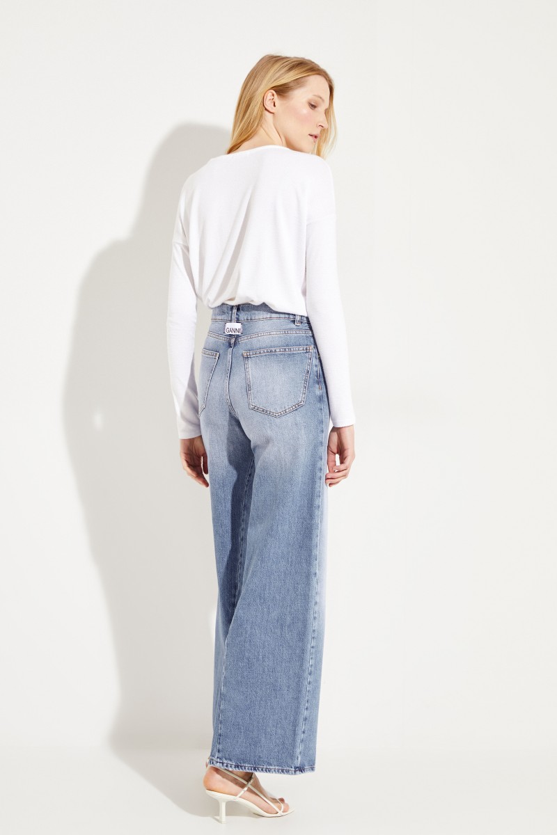 Jeans 'Classic Denim' mit Schlag Blau