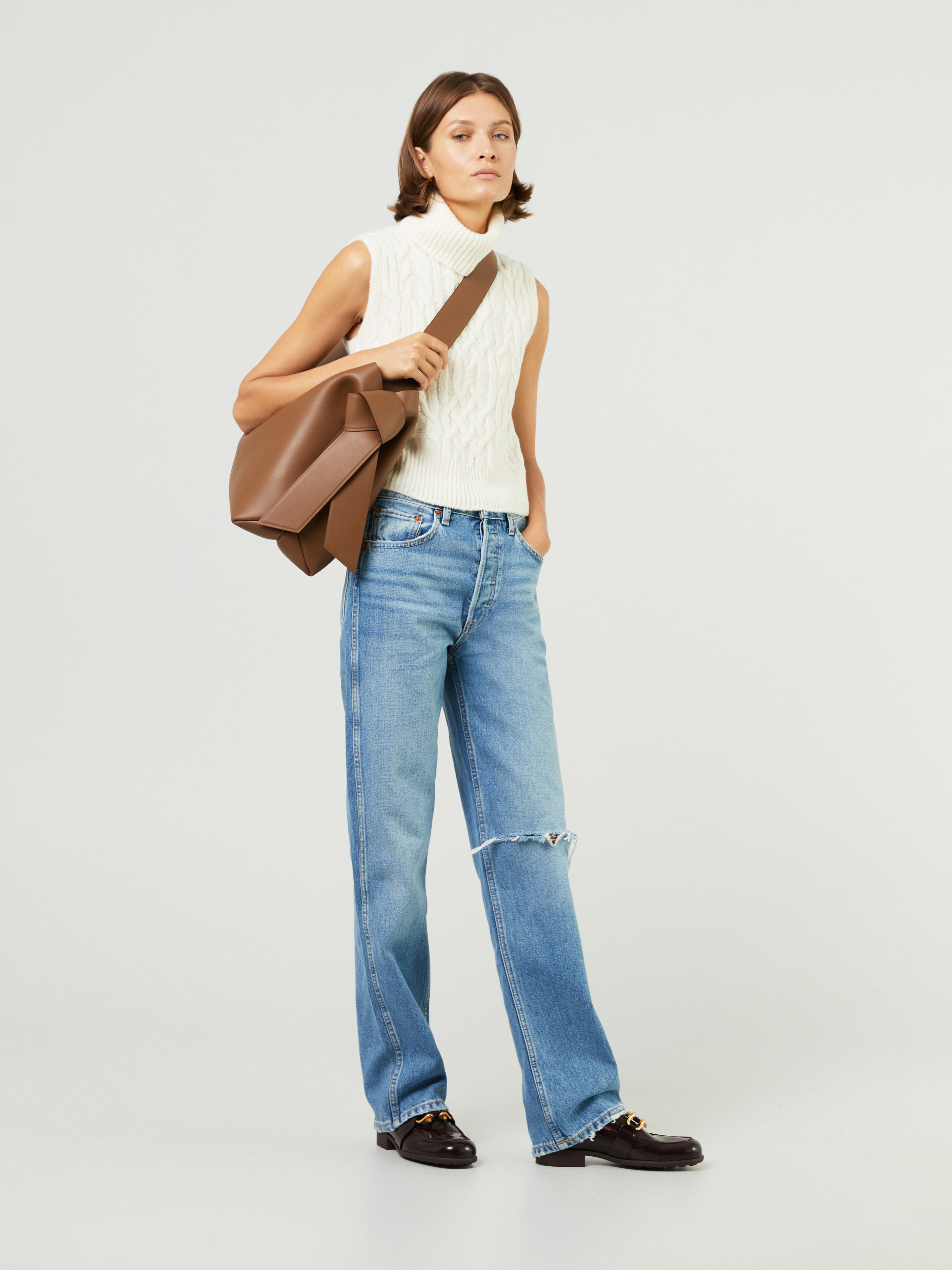 Vince Wool Vest Cream | Vince