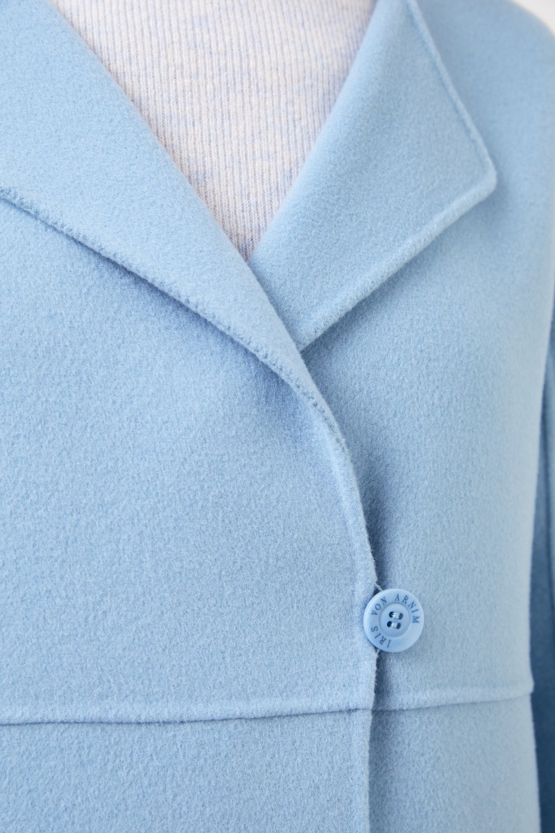Iris von Arnim Cashmere Mantel 'Eartha' Blau