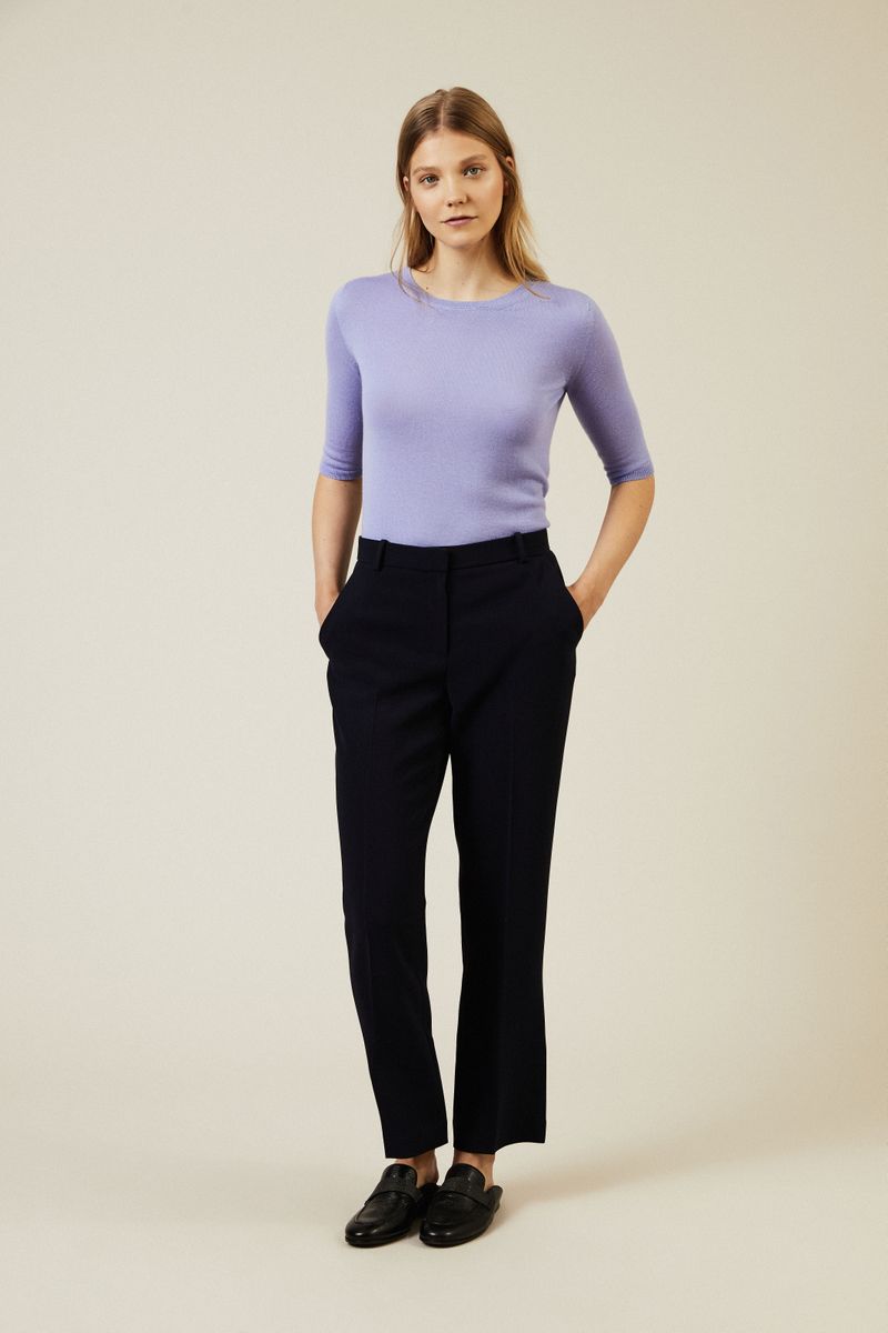 Cashmere Pullover 'Lynn' Flieder