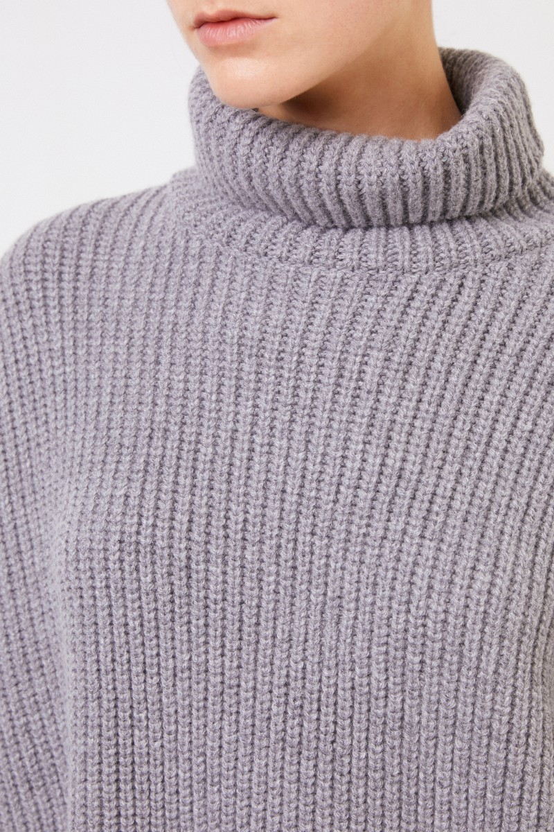 Givenchy Alpaca-Woll-Rollkragenpullover Grau