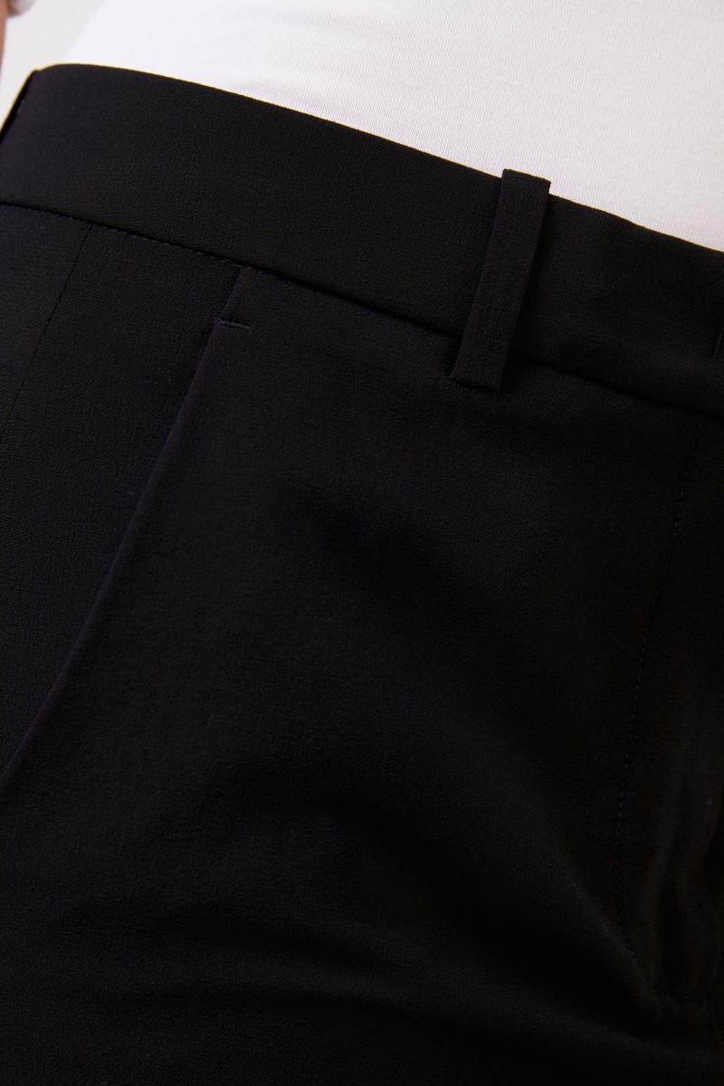 Aspesi Leichte Woll-Hose Schwarz