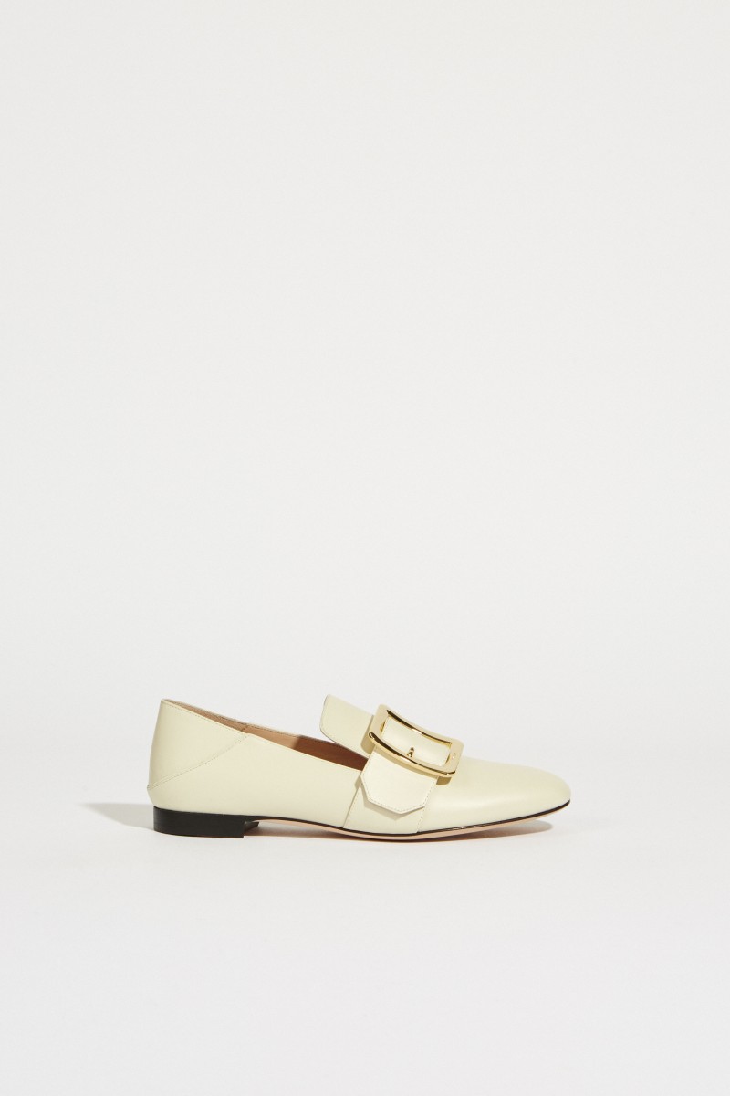 Lederloafer 'Janelle' Crèmeweiß