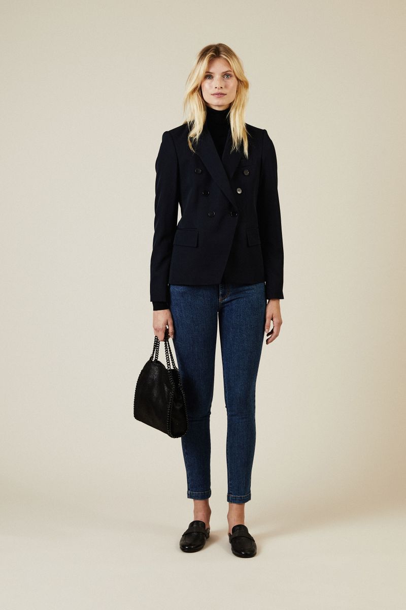 Wollblazer Blau