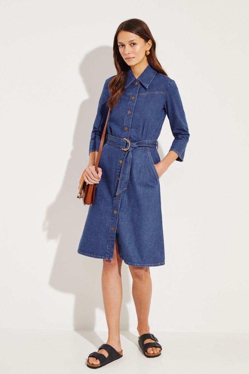 Jeanskleid 'Aria' Blau