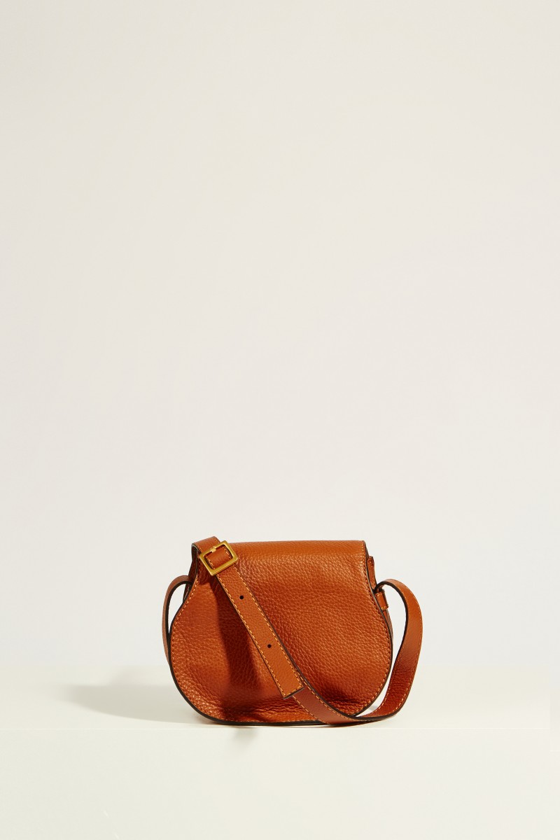 Umhängetasche 'Marcie Saddle Small' Tan